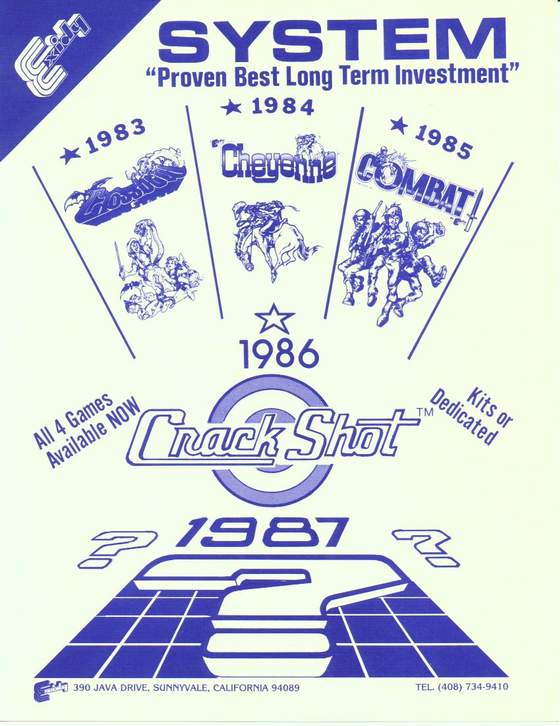 Crackshot Flyer: 1 Front